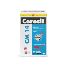 Универсальные плиточный клей Ceresit CМ 14 Extra 25 кг