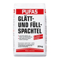 Pufas Glatt-und Fullspachtel Шпатлевка гипсовая белая Глатт-унд Фулшпател Пуфас 20 кг
