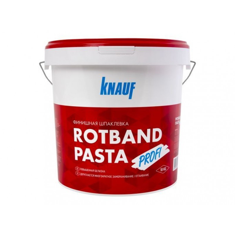 Ротбанд паста готовая. Knauf Ротбанд паста профи. Шпаклевка готовая Knauf Rotband pasta Profi 18кг. Rotband pasta Profi 18 кг. Knauf Ротбанд финиш.